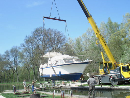 Levage bateau