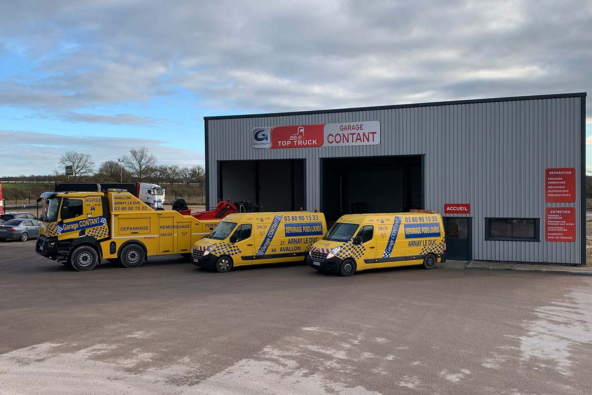 Parking sécurisé poids lourds BST — Magny 1