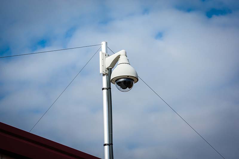 Vidéosurveillance du parking sécurisé